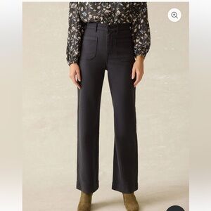 Faherty stretch patch pocket pants in washed black